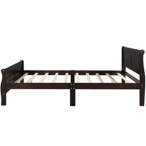 SOFTSEA Queen Size Murphy Bed, Folding Bed Frame with Drawers, Solid Wood Cabinet Bed Frame with USB Ports and Sockets