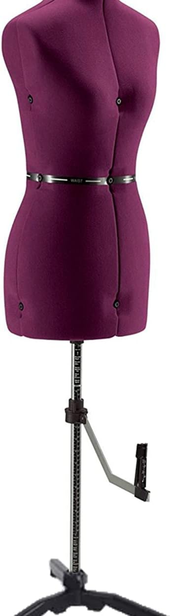 Family Adjustable Child-size Maroon Nylon Mannequin Dress Form