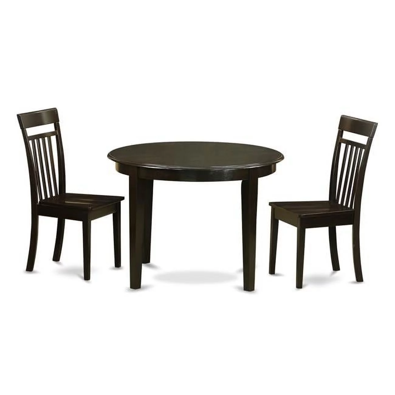 Kitchen Nook Dining Table & 2 Chairs, Cappuccino