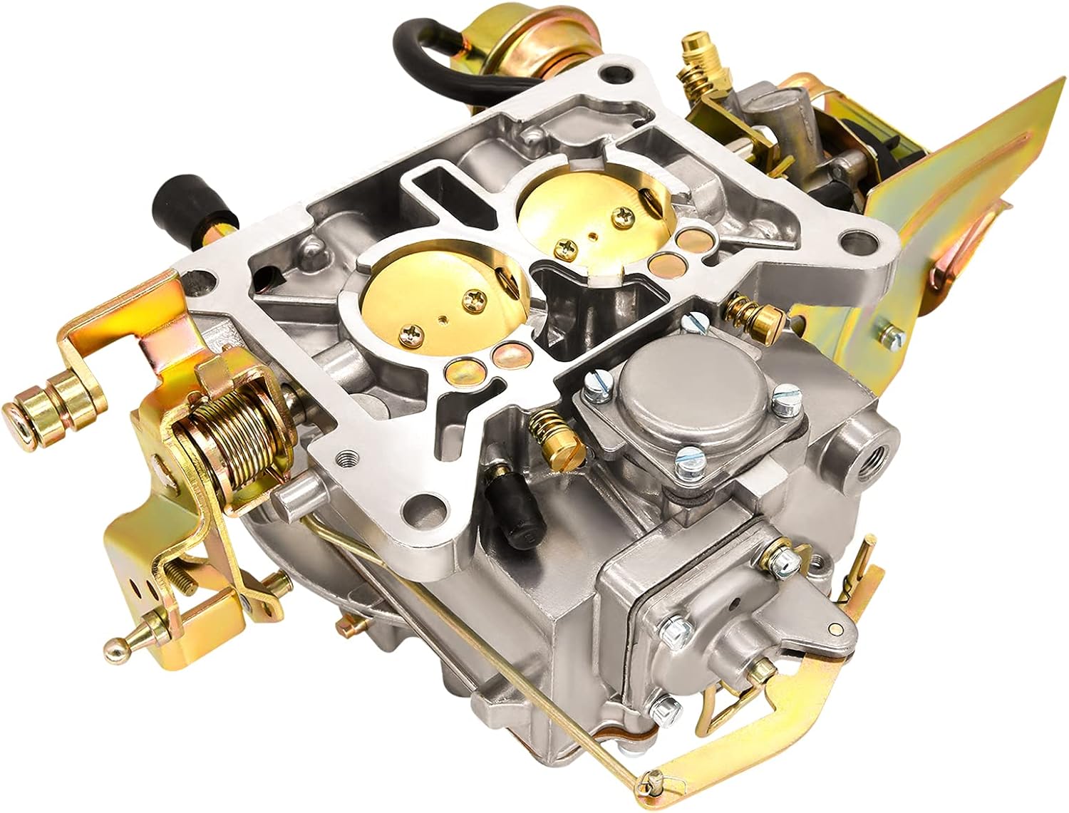 2 Barrel Carburetor Carb 2100 A800 2150 for Ford 289 302 351 Cu Jeep Engine F150 F250 F350 with Electric Choke Mounting Gasket - 302 Carburetor