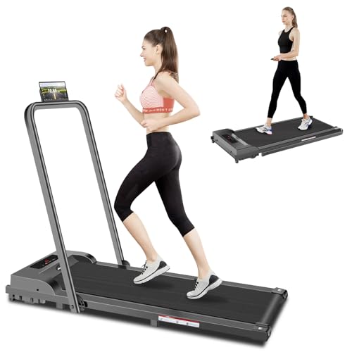 Portable Foldable Treadmills for Home, Small Folding Treadmill for Home Office with 300 LBS Capacity