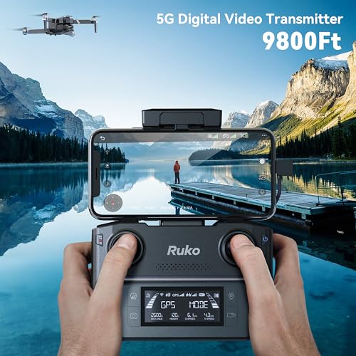 Ruko F11GIM2 Drone 3 Batteries and PD65W USB C Charger