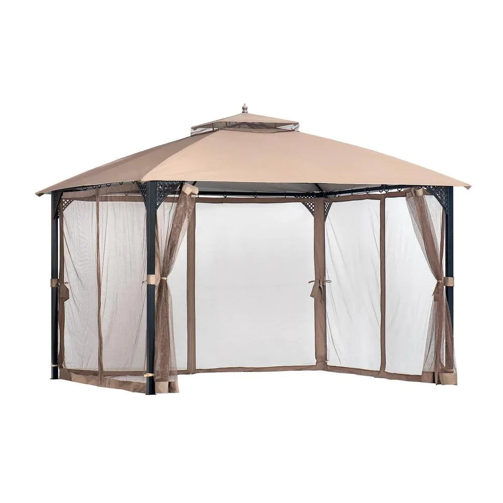Garden Winds Replacement Canopy Top Cover Compatible with The Cypress and Costway 10x12 Gazebo - Riplock 350