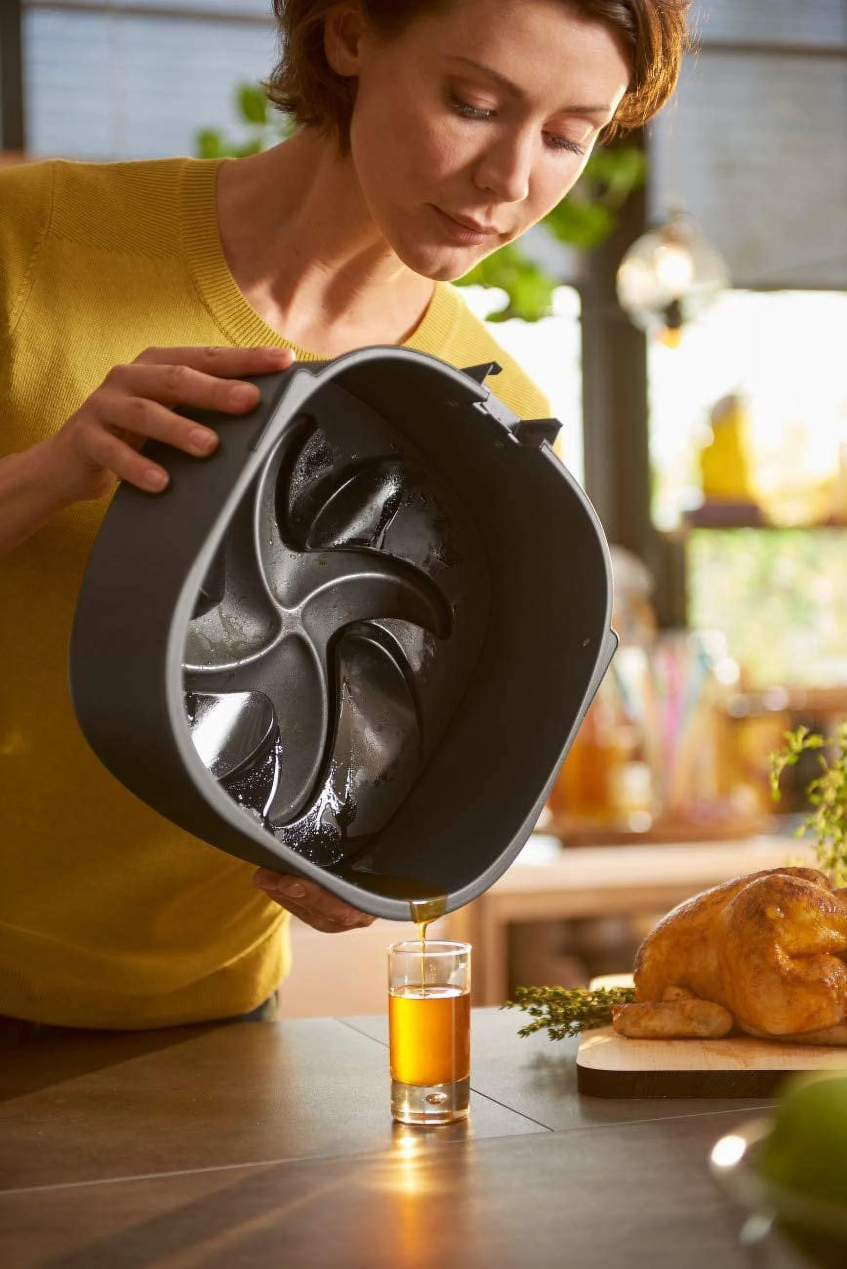 philips twin turbostar technology xxl airfryer with fat reducer, analog interface, 3lb/4qt, black - hd9630/98