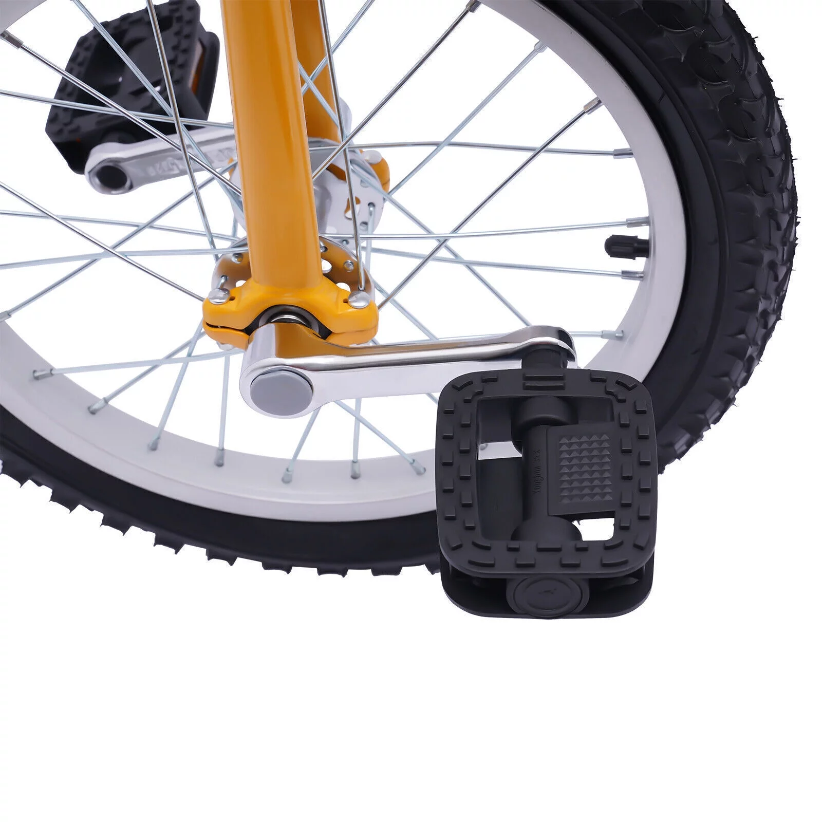 16 Wheel Unicycle with Steel Rim Unicycle One Wheel Bike with Adjustable Height for Adults Kids Beginner Fitness Exercise Balance Training, Skid-proof