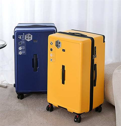 Luggage Suitcase Carry On Luggage 26inch Luggage Thickened Zipper Carry On Luggage Wide Trolley Wear-Resistant Suitcase Checked Luggage