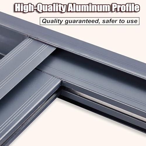 Customizable Aluminum Sliding Window with 5mm Tempered Glass & Screen &ndash; Heavy-Duty, Rustproof Ventilation for Sheds, Basements, Chicken Coops