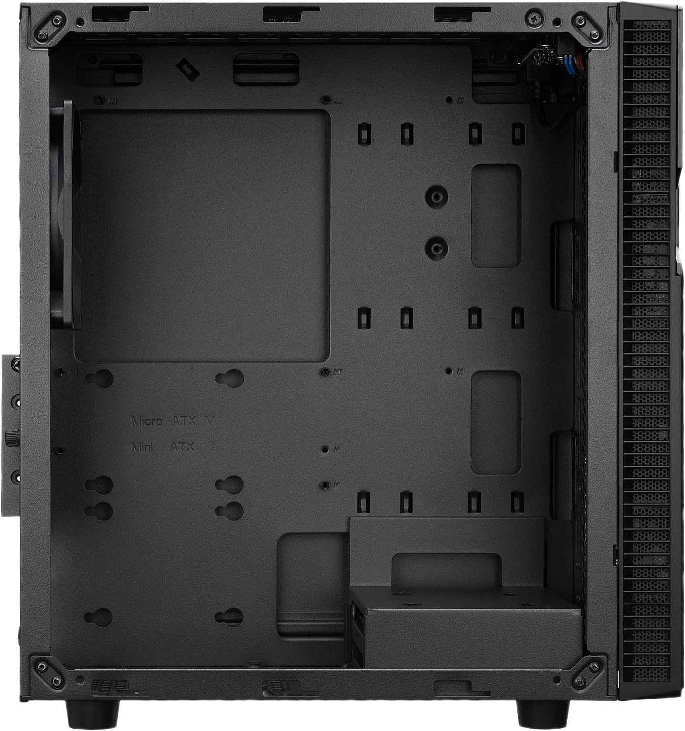 Rosewill FBM-X2 Micro ATX Mini Tower Gaming PC Computer Case with 1 Pre-Installed Fan