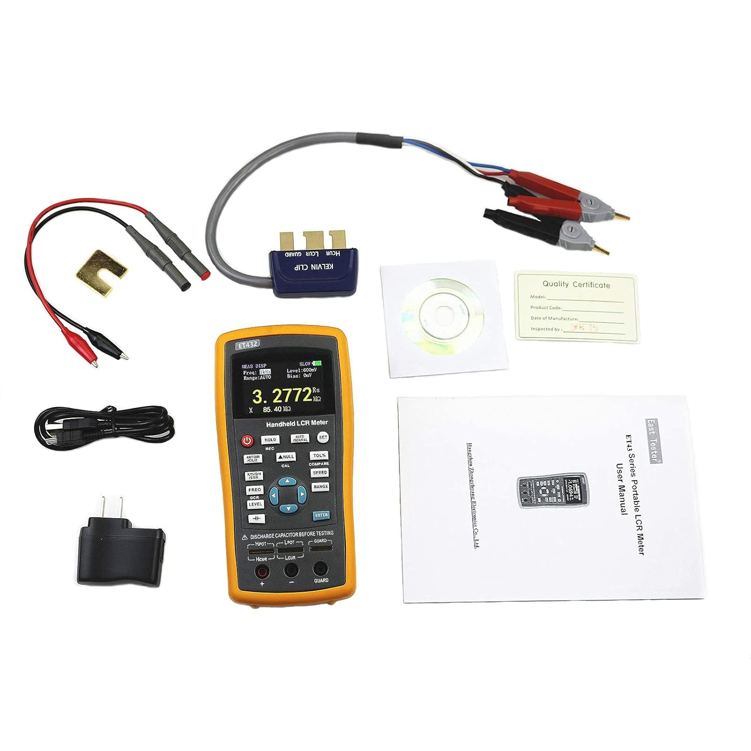 East Tester ET430 Handheld Digital LCR Meter Portable Capacitance Tester Multifunction Digital capacitance inductance Resistance Tester &hellip;