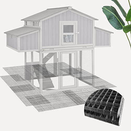 Large Chicken Coop - Unique Folding Design for Easy to Set Up - Chicken House for Outdoor with Two Nesting Box, Leakproof Pull-on Tray