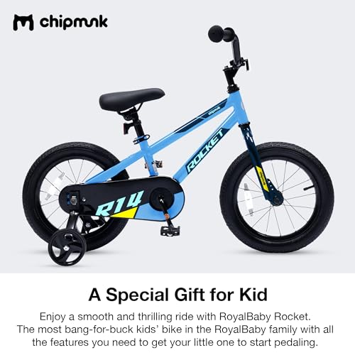 Chipmunk Kids Bike Toddlers 12 14 16 18 Inch Wheel Bicycle Beginners Boys Girls Ages 3-11 Years, Multiple Color Options