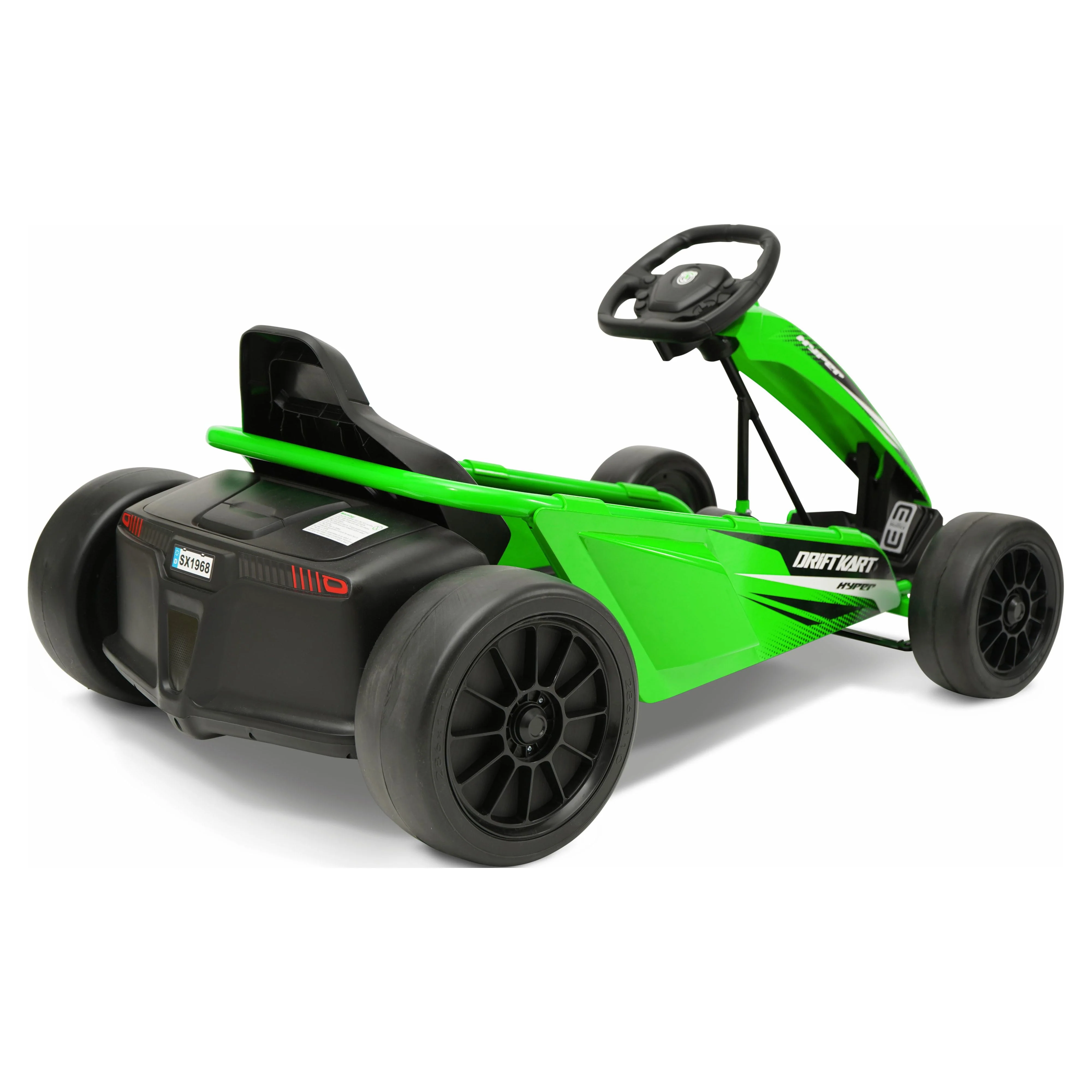 Hyper Toys 24V Drifting Go Kart Ride On for Kids, Red