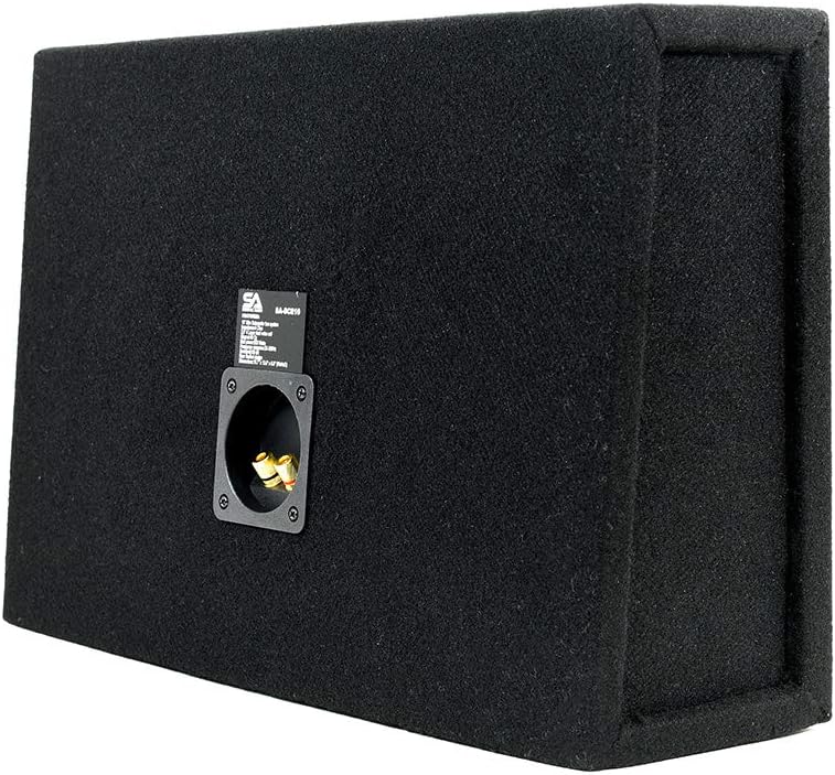 Seismic Audio - SA-SCE08-8 Inch 400 Watt Slim Shallow Mount Car Truck Audio Subwoofer Enclosure
