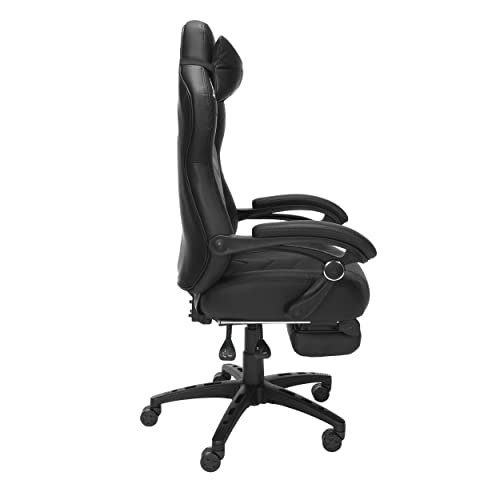 RESPAWN 110 Pro Gaming Chair - Gaming Chair with Footrest, Reclining Gaming Chair, Video Gaming Computer Desk Chair, Adjustable Desk Chair