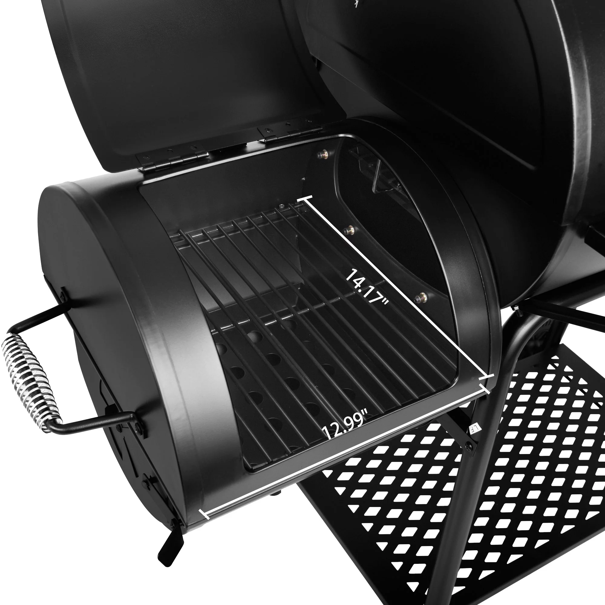 Royal Gourmet 30" CC1830FG, Charcoal Grill with Offset Smoker with High Heat-Resistant BBQ Gloves