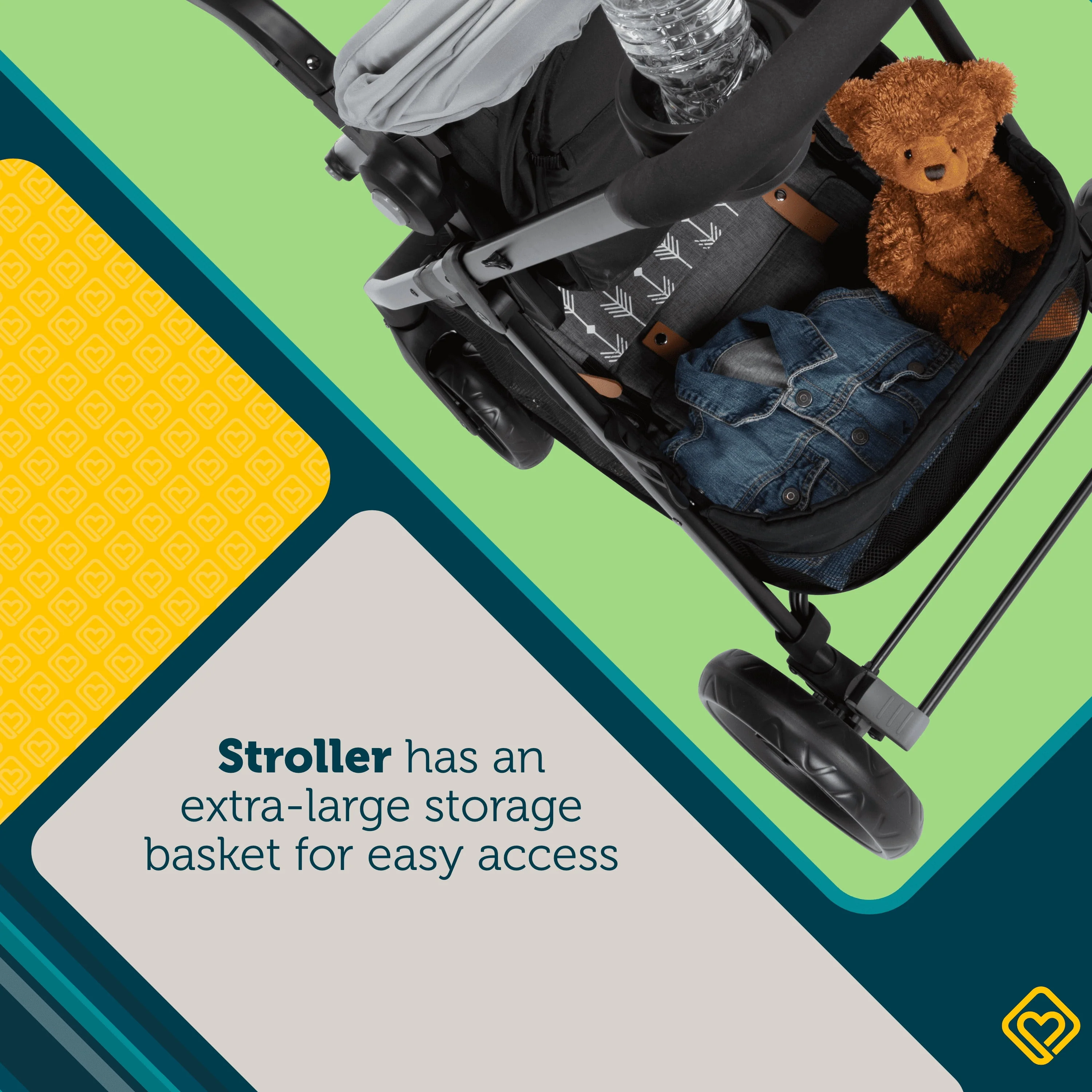 Safety 1st Grow and Go Sprint Modular Travel System Stroller with Rear-Facing Infant Car Seat, Whisper Grey