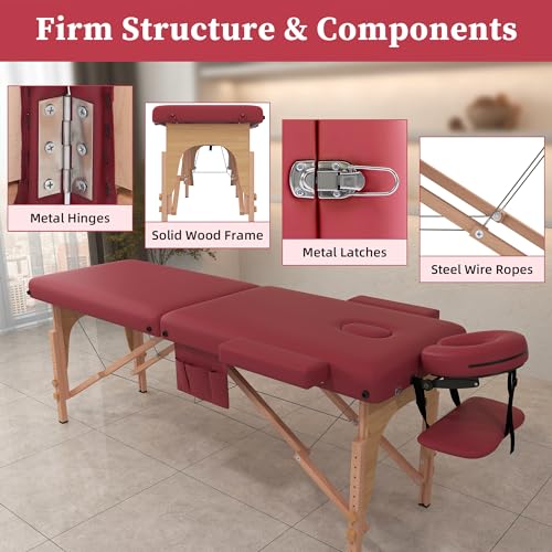civama Massage Table Massage Bed Portable