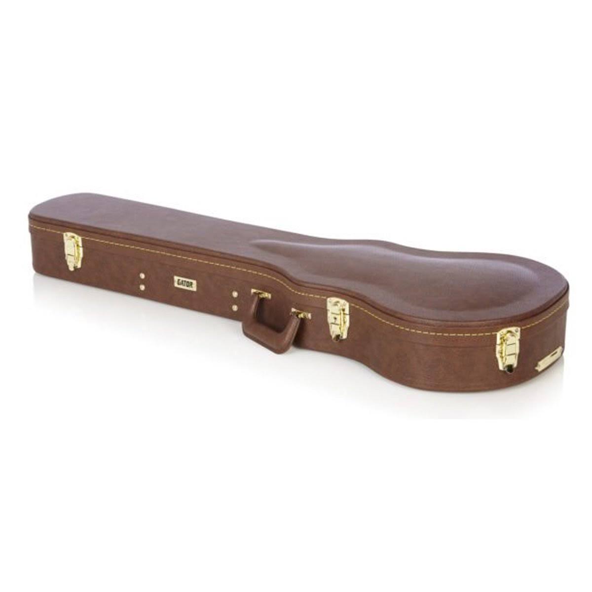 Gator GW-LP-BROWN Deluxe Wood Guitar Case