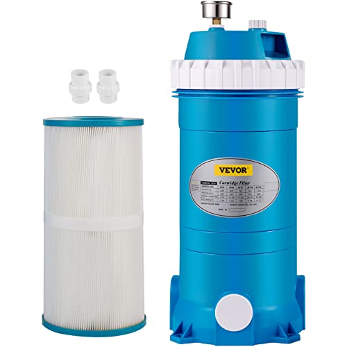 VEVOR Cartridge Pool Filter, 50-525Sq. Ft Filter Area Inground Pool Filter