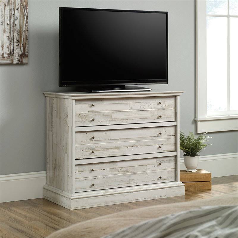 Sauder Barrister Lane 3-Drawer Chest - White Plank