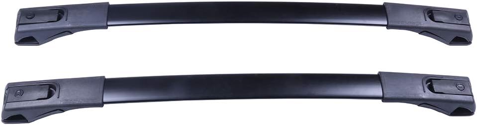 AZHZ Roof Rack Cross Bars Cargo Bars Roof Rack Fit for RAV4 2013 2014 2015 2016 2017 2018 Black -100LBS Load Capacity Pack of 2