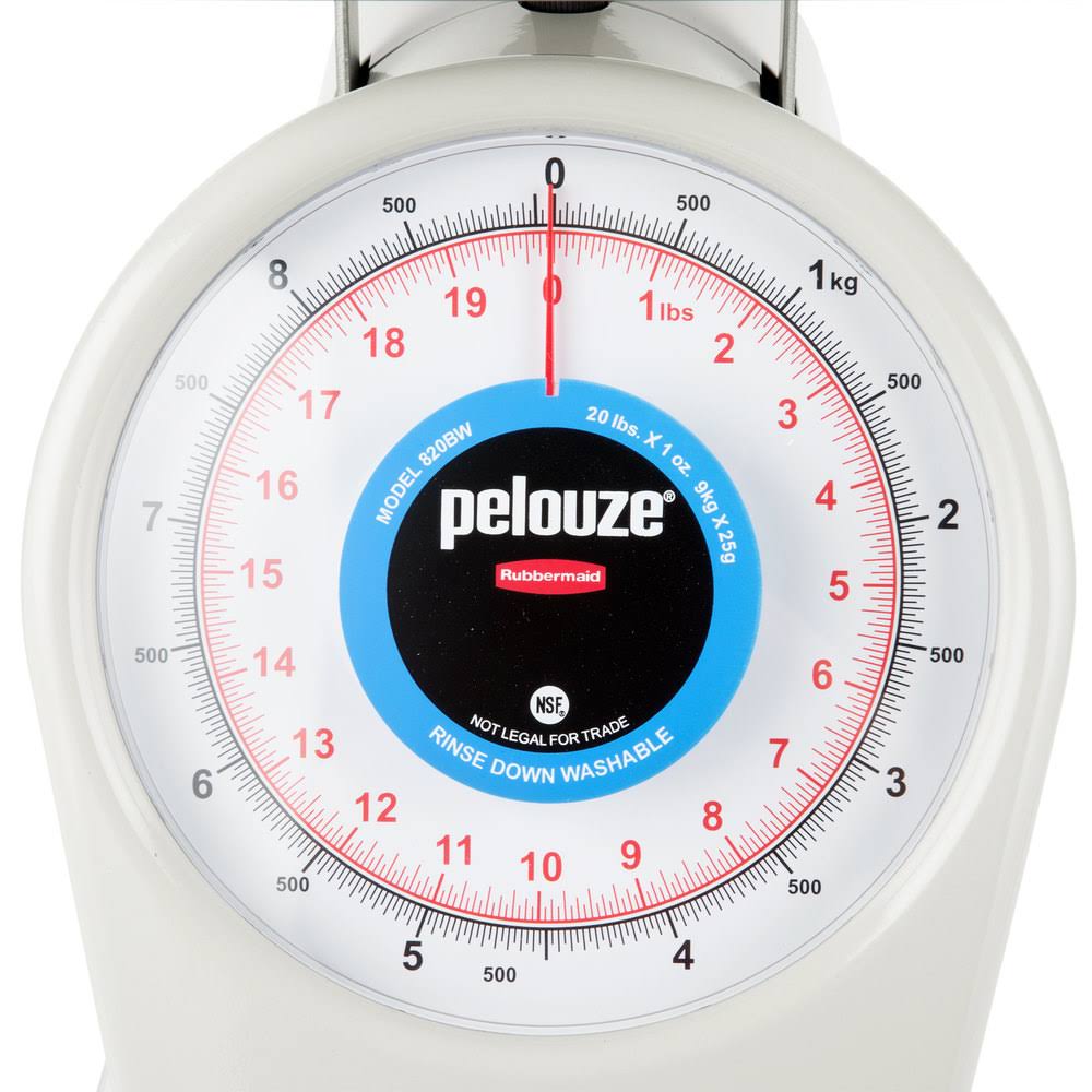 Rubbermaid FG820BW 20 lb / 9kg Dial Portion Scale