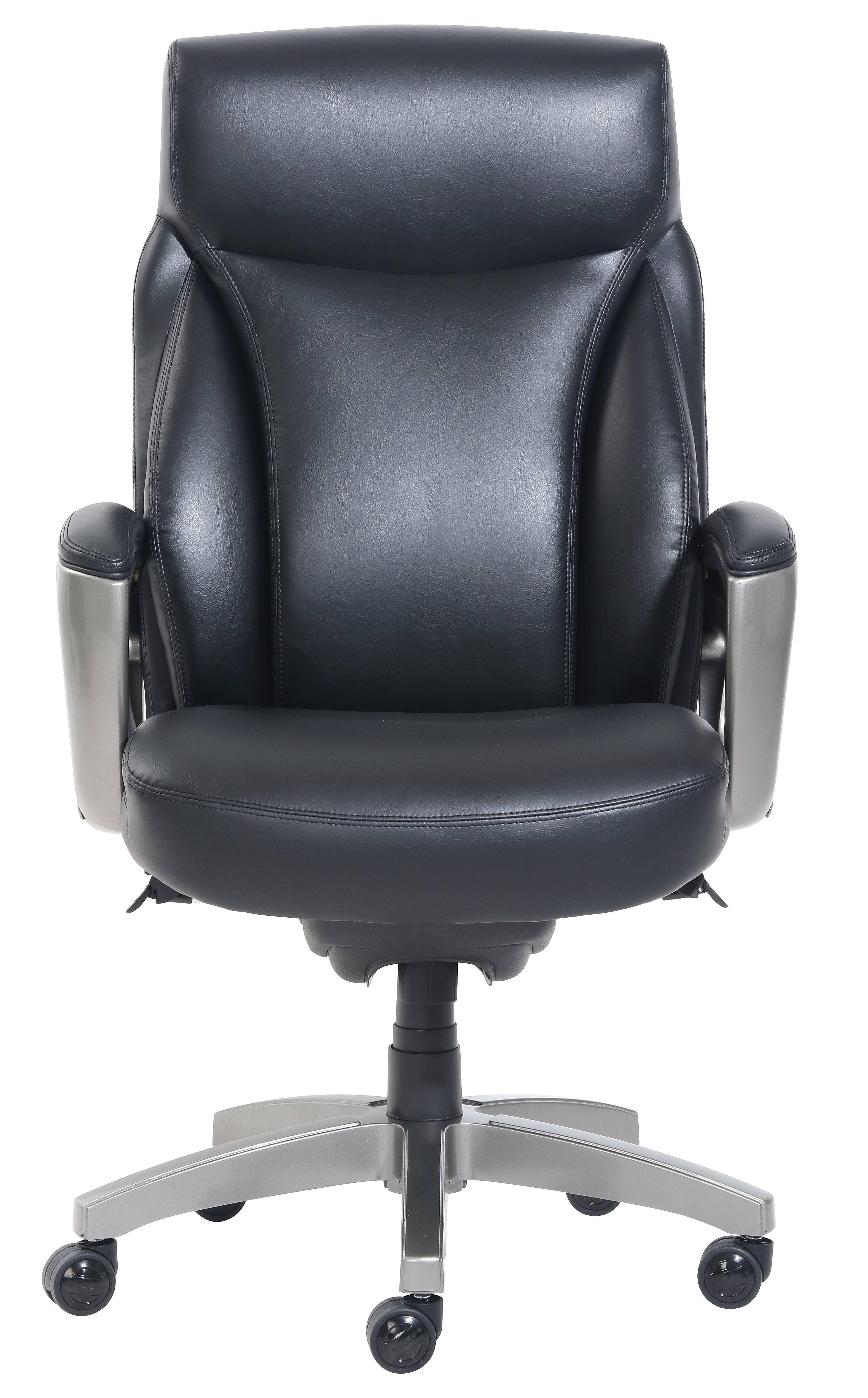 La-Z-Boy Arcadian Bonded Leather Executive Chair, Black (60009)