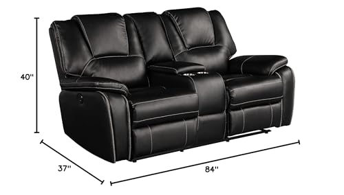 3 Pieces Power Reclining Sofa Set with Armchair, Loveseat and 3-Seat Sofa