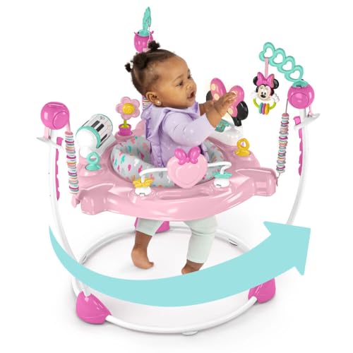Bright Starts Disney Baby Finding Nemo Sea of Activities Baby Activity Center Jumper with Interactive Toys, Lights, Songs & Sounds, 6-12 Months (Blue)