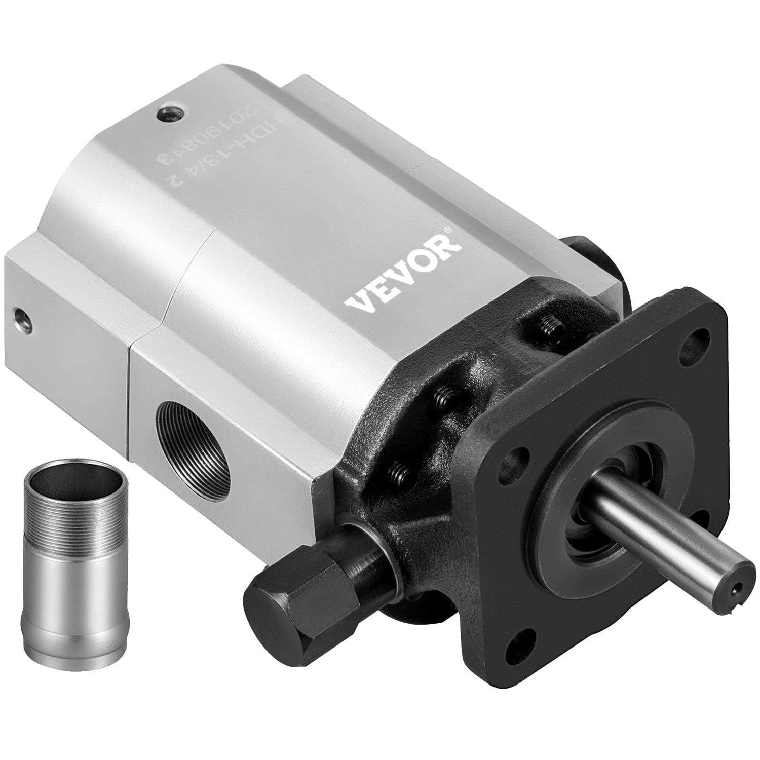 VEVOR Hydraulic Pump 16 GPM Hydraulic Motor 2 Stage Hydraulic Pump Log Splitter Hydraulic Pump Wood Splitter Pumps Log Splitter