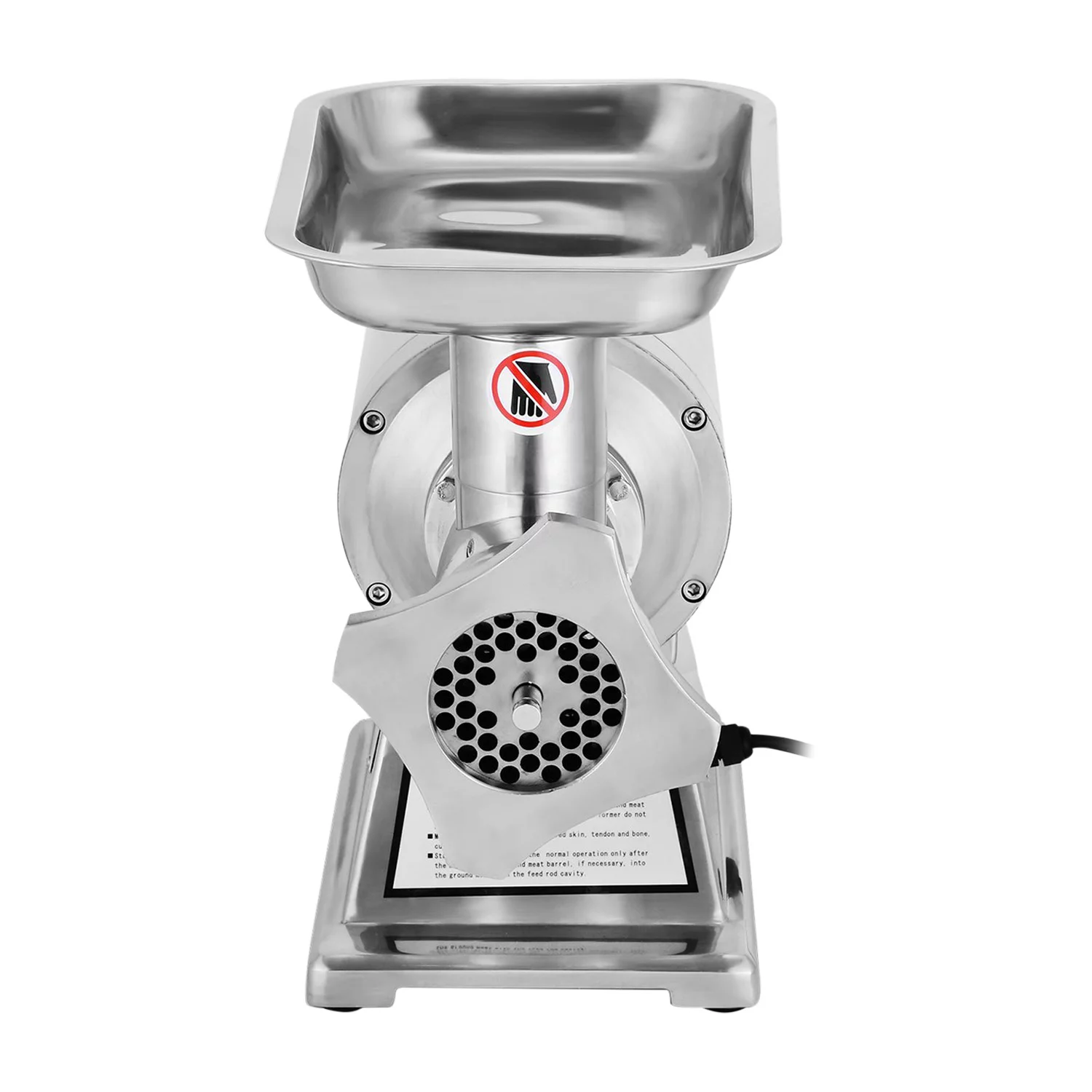 GorillaRock Meat Grinder Commercial | Electric Minced Meat Maker | Stainless Steel Meat Chopper | 250 kg (550 lbs) p/h | 110V