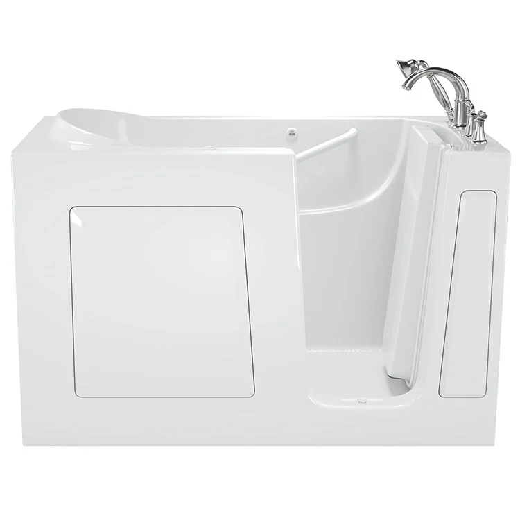 3060 Series 30"W x 60"L Gelcoat Walk-In Air Spa Bathtub with Right-Hand Drain/Faucet