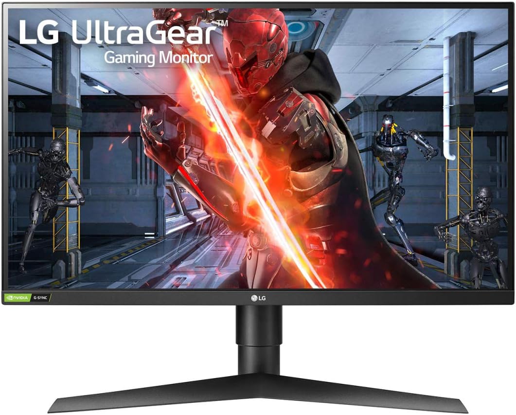 LG 27” 27GN75B-B HDR10 IPS FHD 1ms Ultragear™ Gaming Monitor with 240Hz Refresh Rate