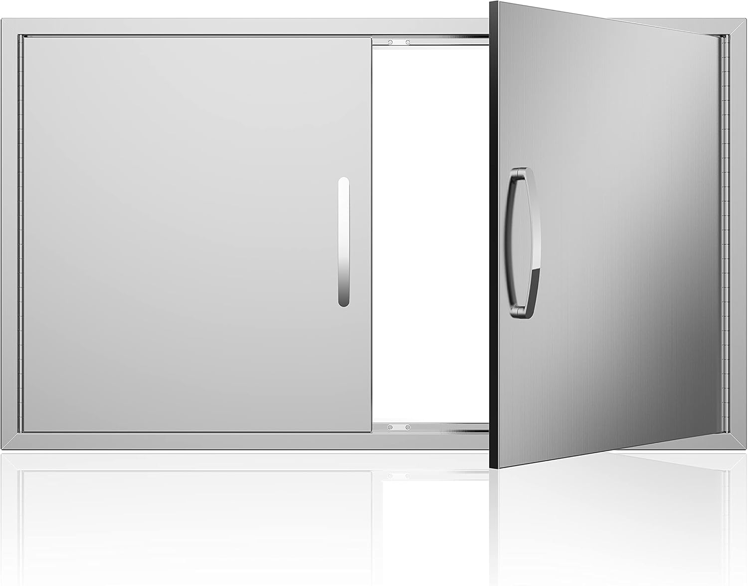 KODOM Outdoor Kitchen Doors 31W x 24H BBQ Double Access Door
