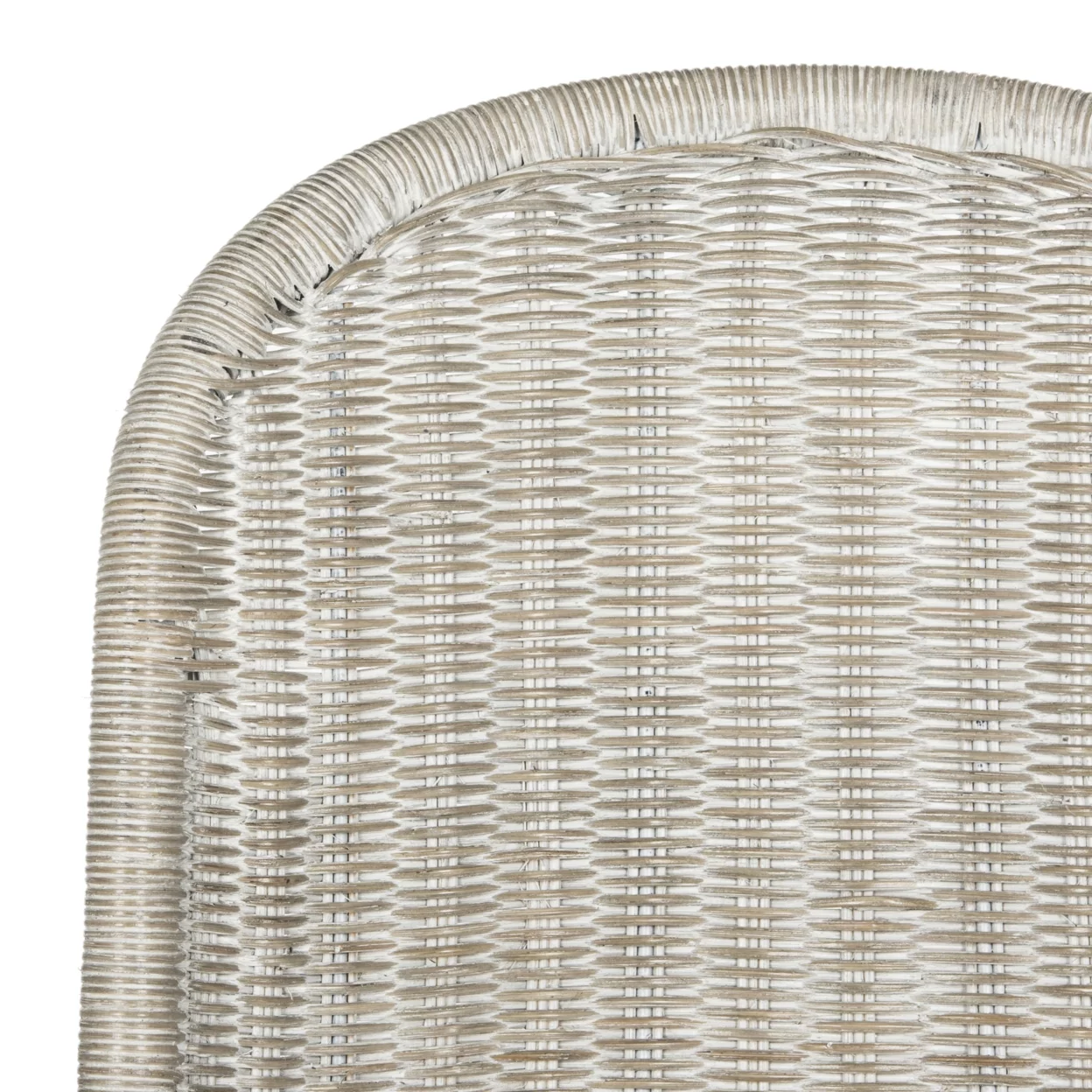 SAFAVIEH Tana Wicker Side Chair Antique / Grey