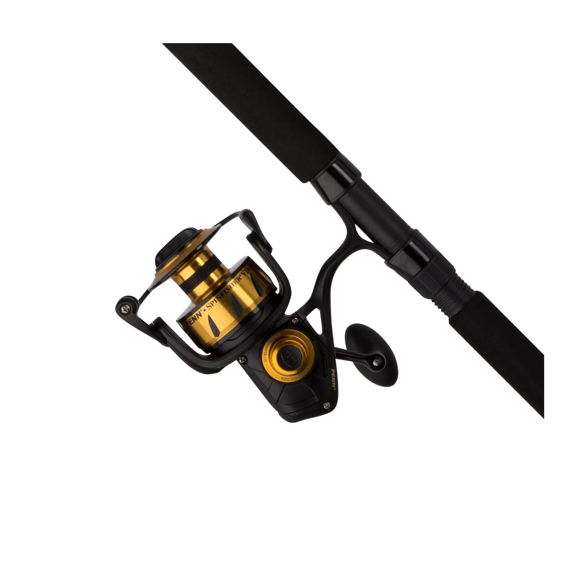 PENN Spinfisher VI Fishing Rod and Reel Spinning Combo, 6'6" 1PC MH, 6500