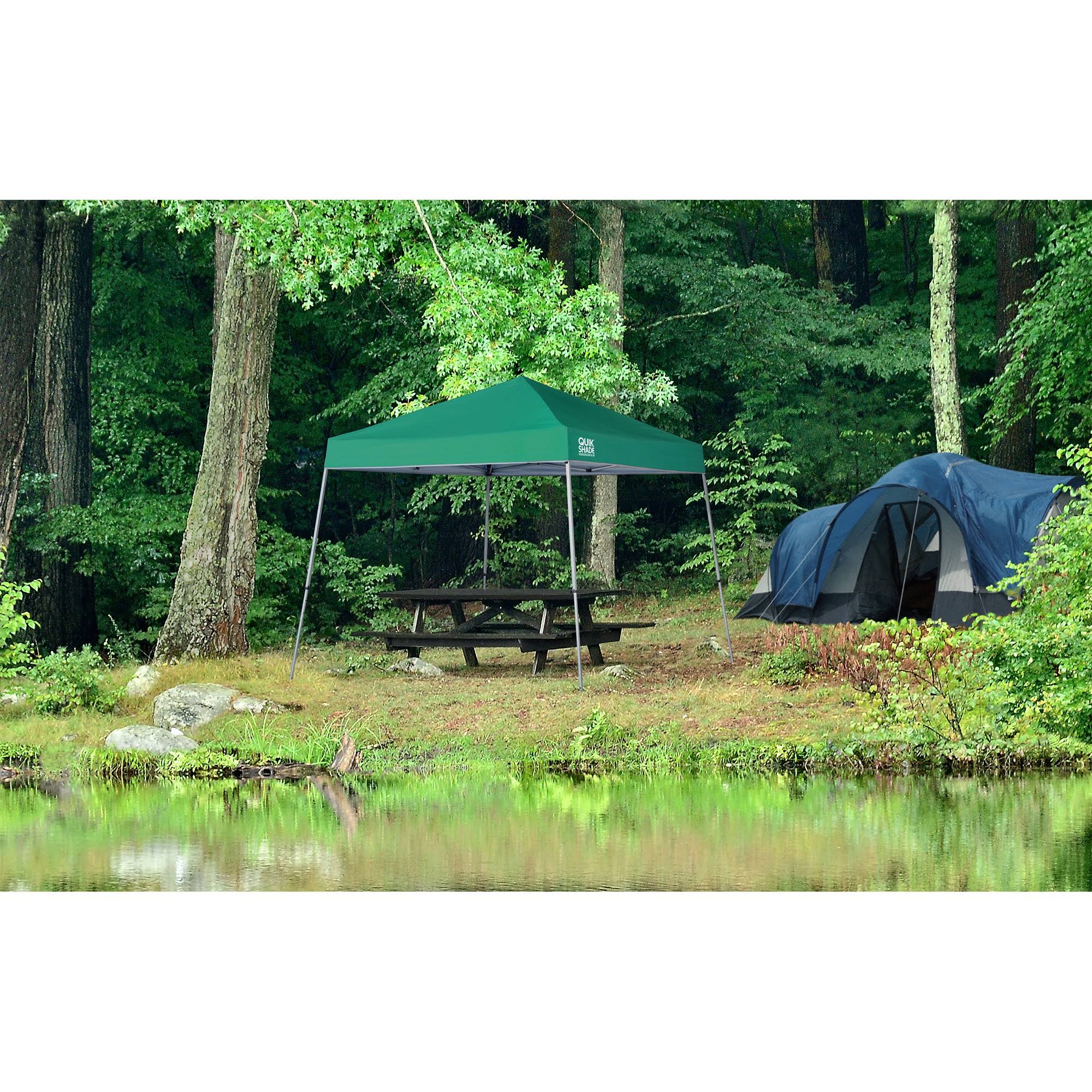 Quik Shade Weekender Elite WE64 10x10 ft Slant Leg Canopy Green