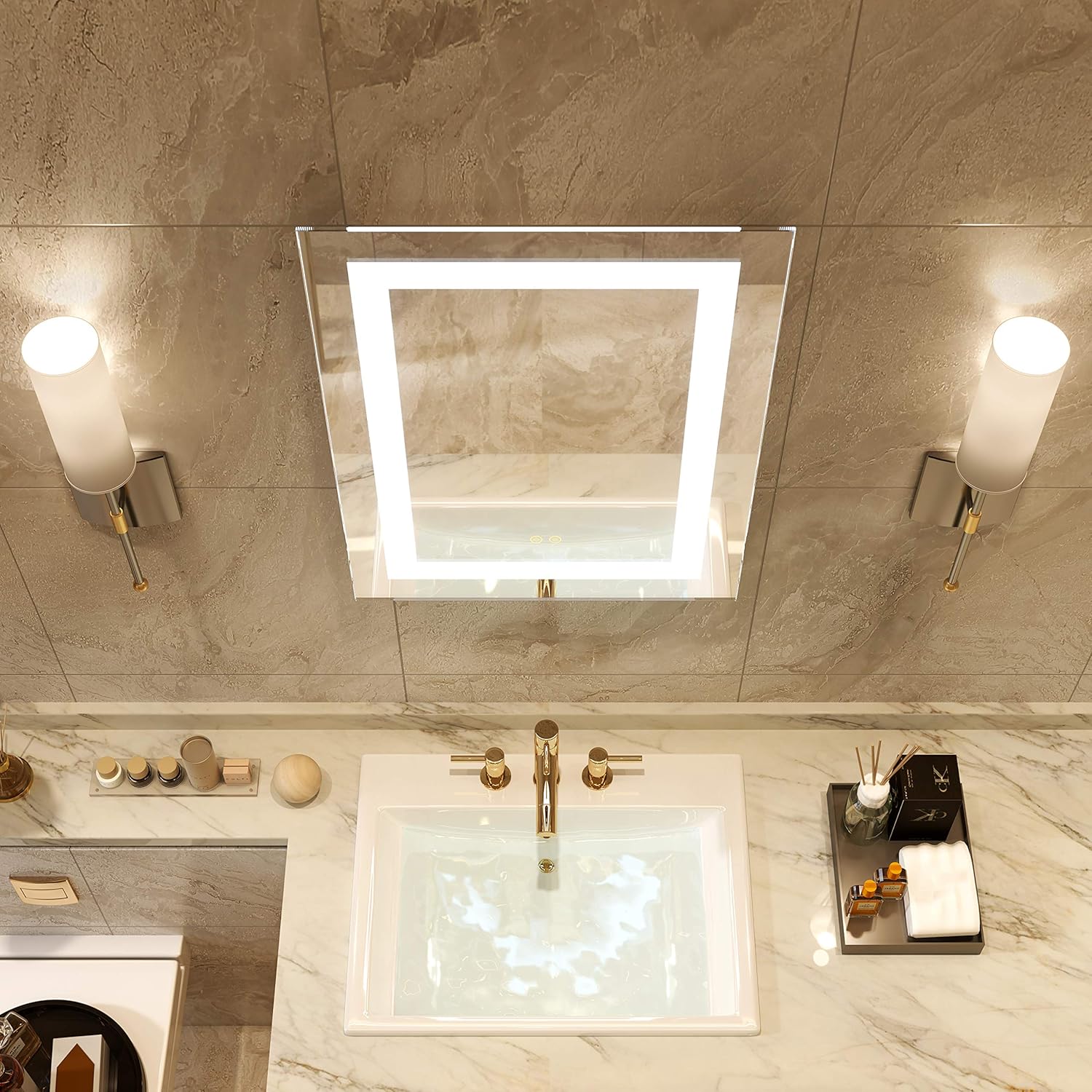 Petus PetusHouse 20 X 28 Inch LED Lighted Bathroom Mirrors