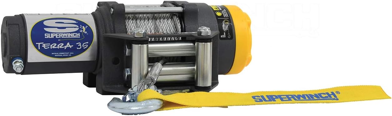 Superwinch 1145220 Terra 45 ATV & Utility Winch (4500lbs/2046kg Rating)