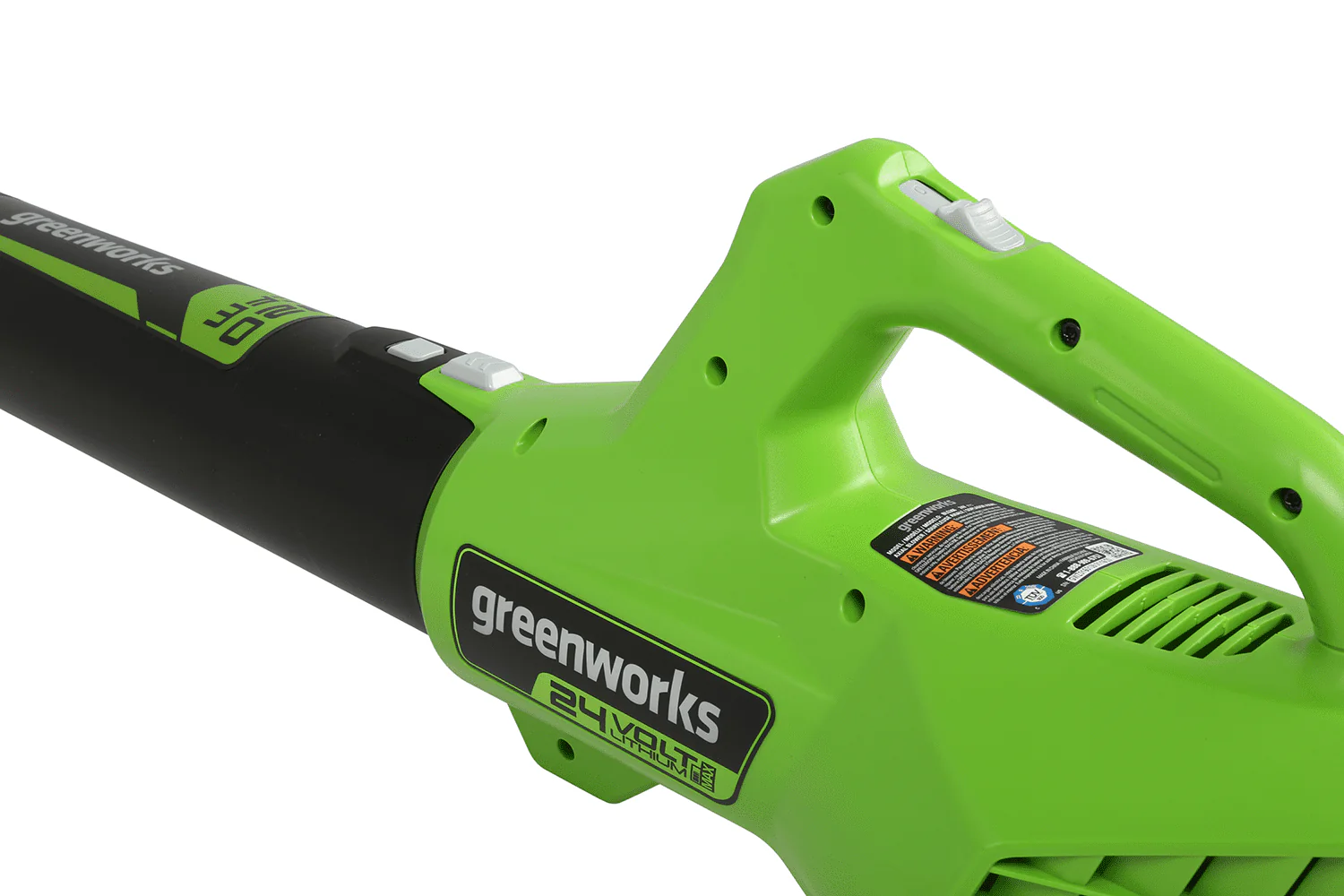Greenworks 24V Cordless Axial Blower (90 Mph / 320 Cfm) with 2Ah USB Battery & Charger 2415702