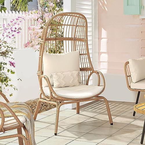 YITAHOME Outdoor Narrow Egg Chair Wicker