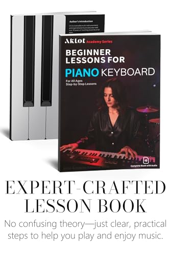 AKLOT Upright Digital Piano Keyboard: 88-Key Graded Hammer Action Weighted Keyboard with Ambient Light, Triple Pedal, USB-MIDI, Dual 25W Speakers