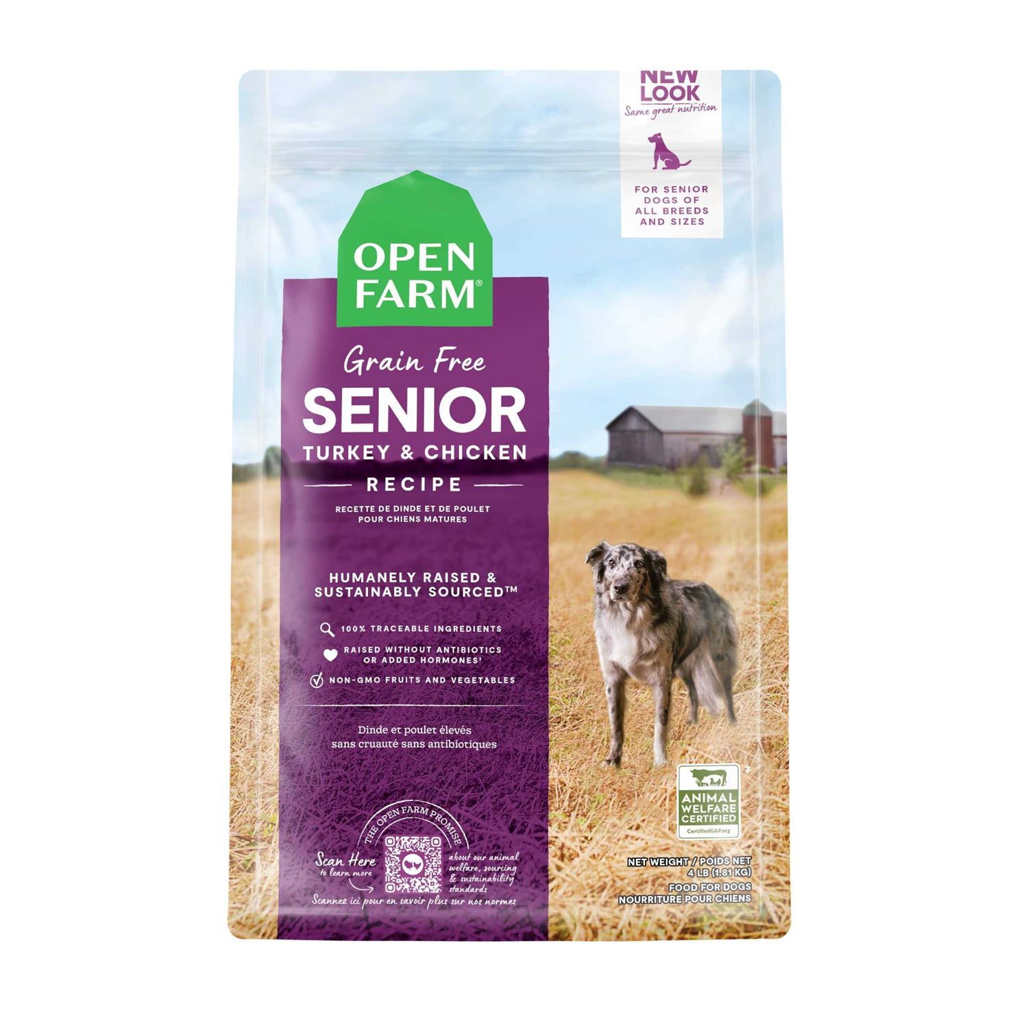 Open Farm Senior Dry Dog Food - Pet Supplies online store