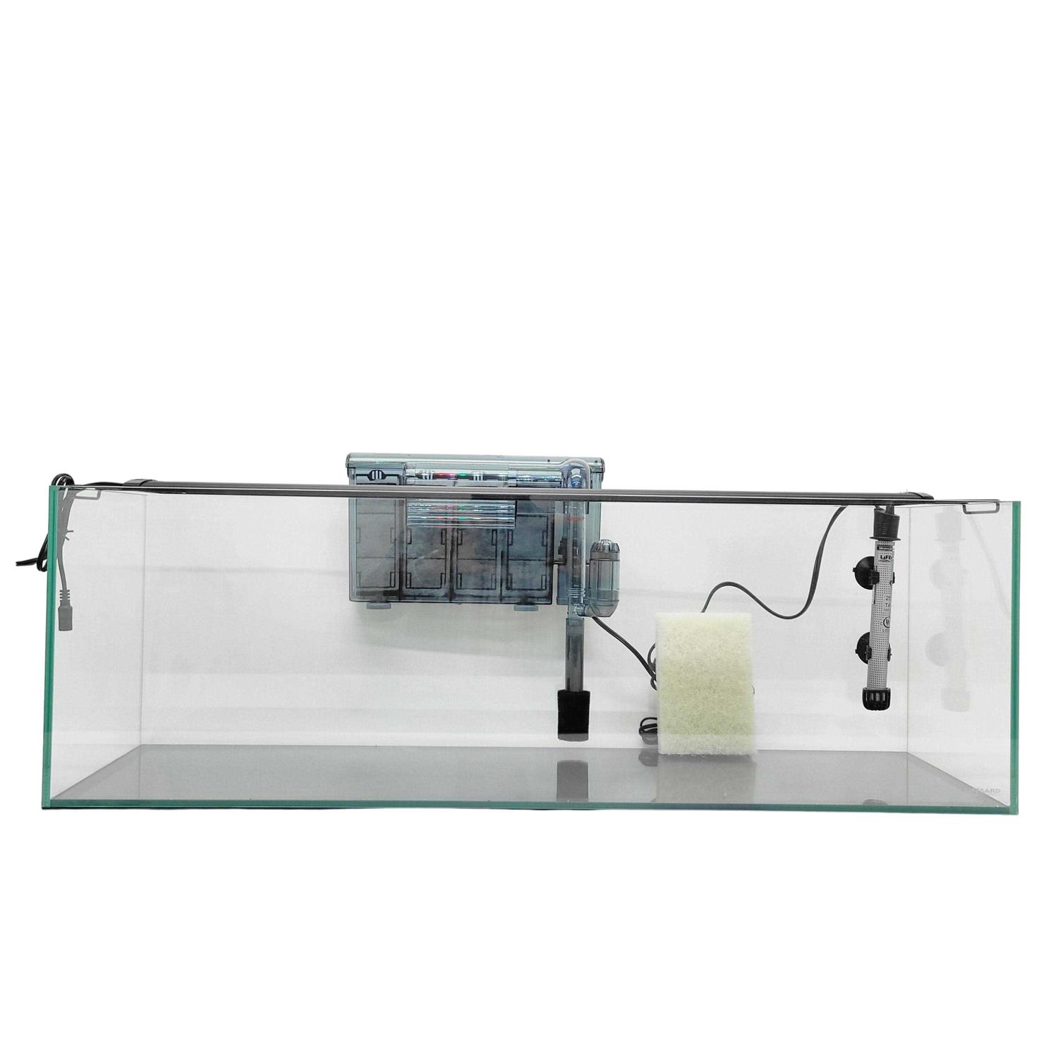 Lifegard Aquatics 22 Gallon Clear Glass Bookshelf Aquarium - Pet Supplies online store