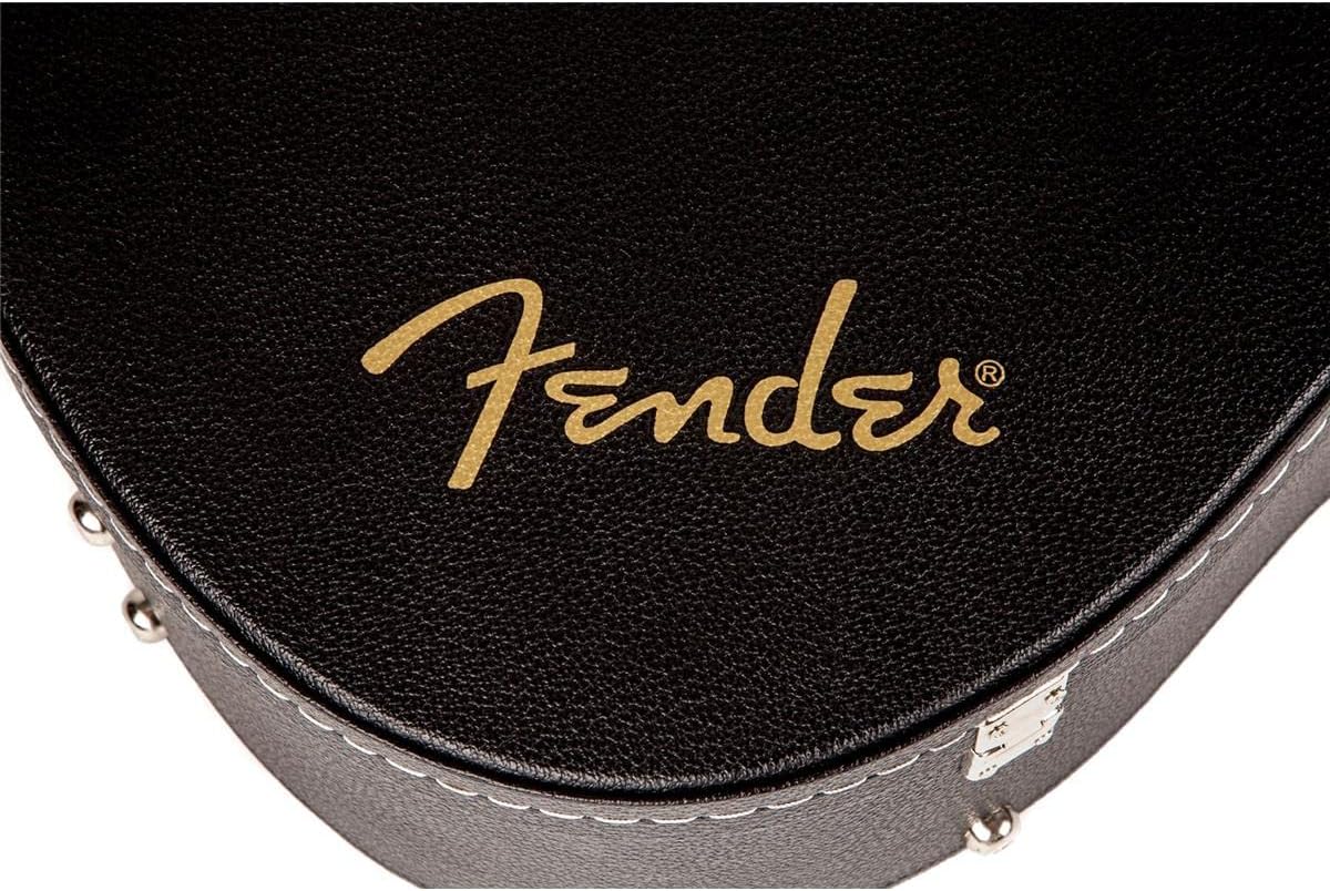 Fender Flat-Top Acoustic Guitar Case, Dreadnought, Black