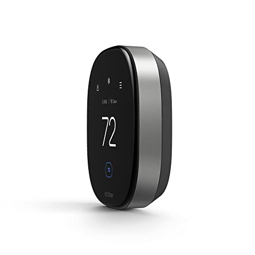 ecobee New Smart Thermostat Premium with Smart Sensor and Air Quality Monitor - Programmable Wifi Thermostat - Works with Siri, Alexa