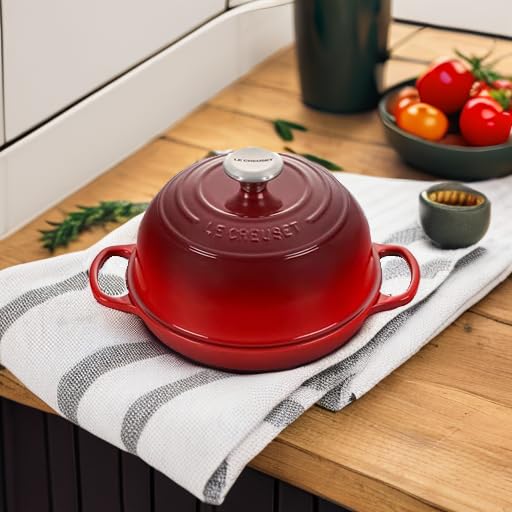 Le Creuset Enameled Cast Iron Bread Oven, Cerise