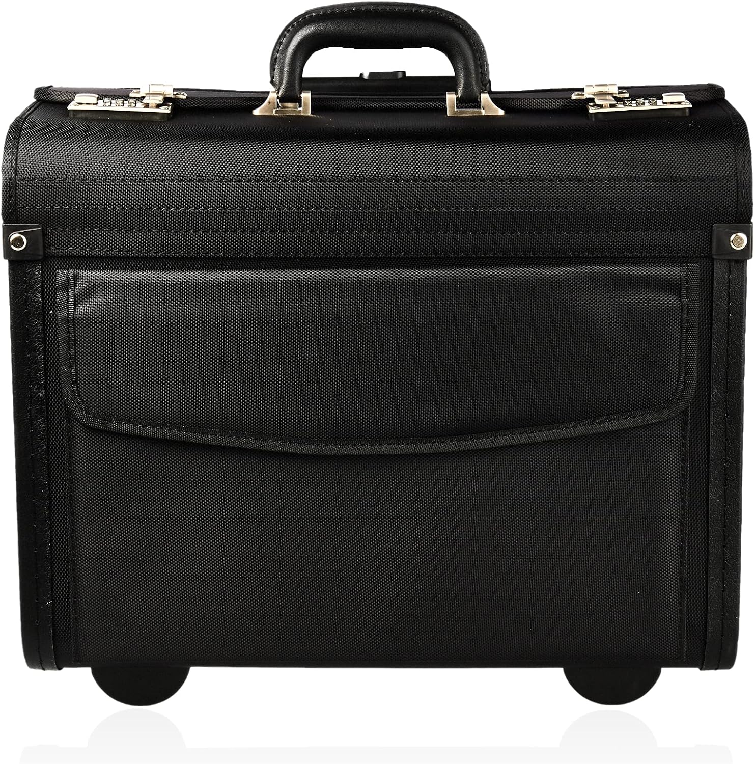 Tassia Wheeled Catalog Pilot Case Business 16 Laptop 1680D Nylon Flight Briefcase Bag