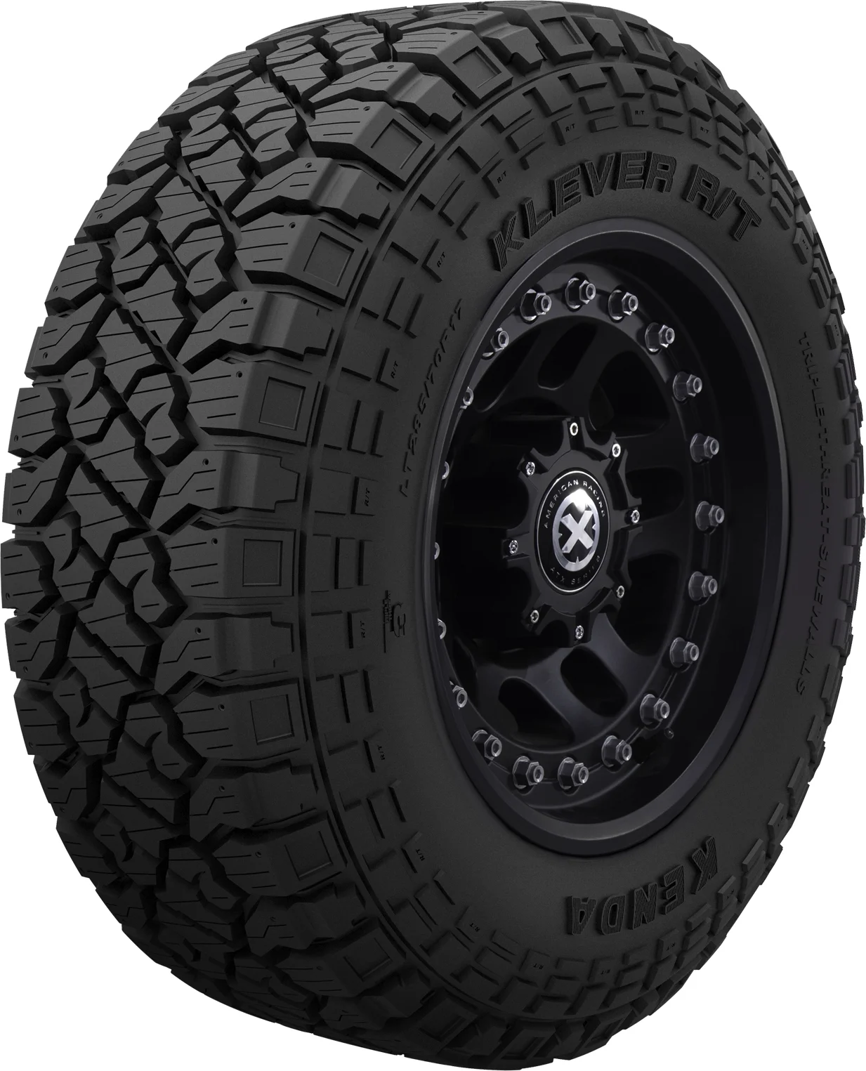 Set of 4 Kenda Klever R/T KR601 LT35X12.50R18 123R E Tires