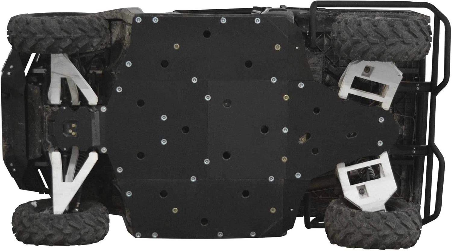 SuperATV 1/2 Thick UHMW Skid Plate for 2019-2020 Polaris Ranger XP 1000 Crew / 2019-2020 XP 1000 NorthStar Crew | Fully protect your machine's